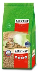 Litière végétale agglomérante pour chat - Cat's Best Original 17,2kg offre à 29,9€ sur Médor et Compagnie