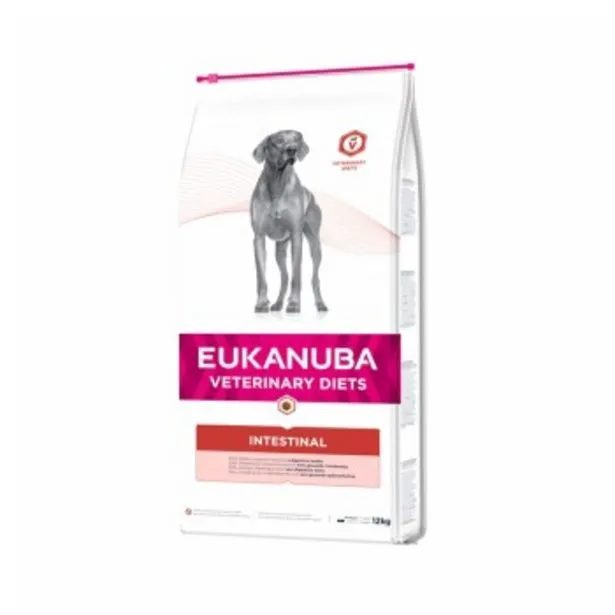 veterinary diets intestinal pour chiens adultes 2x12 kg