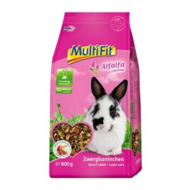 à l’alfalfa pour lapins nains 800 g