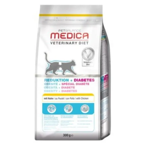 medica croquettes chat obésité + diabète 300 g