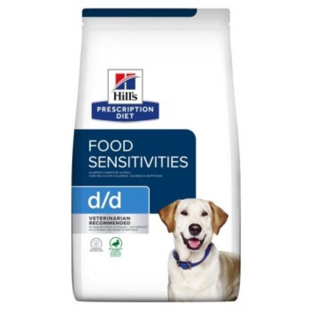 Prescription Diet d/d Croquettes chien Food Sensitivities Duck & Rice 12 kg