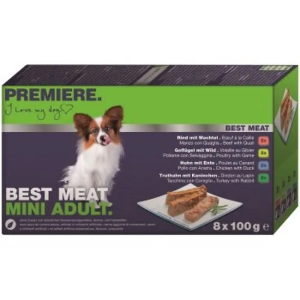 best meat mini adult multipack 8 x 100 g