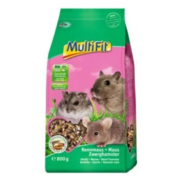 les avantages de la nourriture pour souris, gerbilles et hamsters nains : 800 g