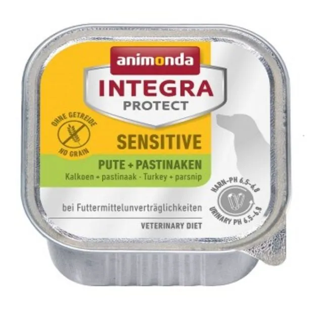 integra protect sensitive 11 x 150 g dinde, panais