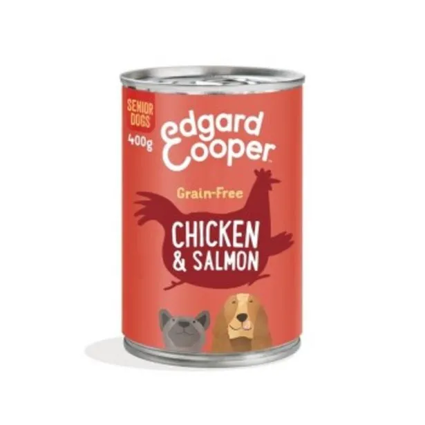 senior poulet et saumon asc 6 x 400 g