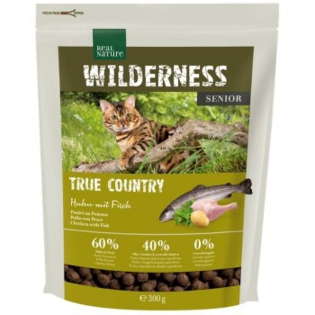 WILDERNESS Senior True Country Poulet au poisson 300 g