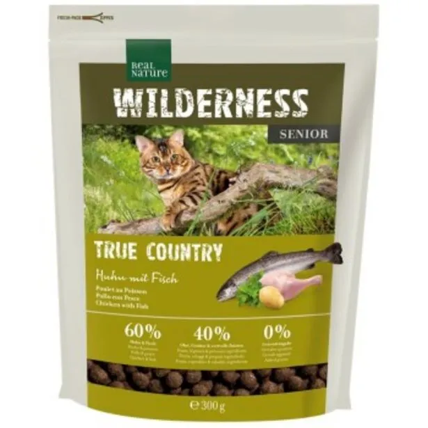 wilderness senior true country poulet au poisson 300 g