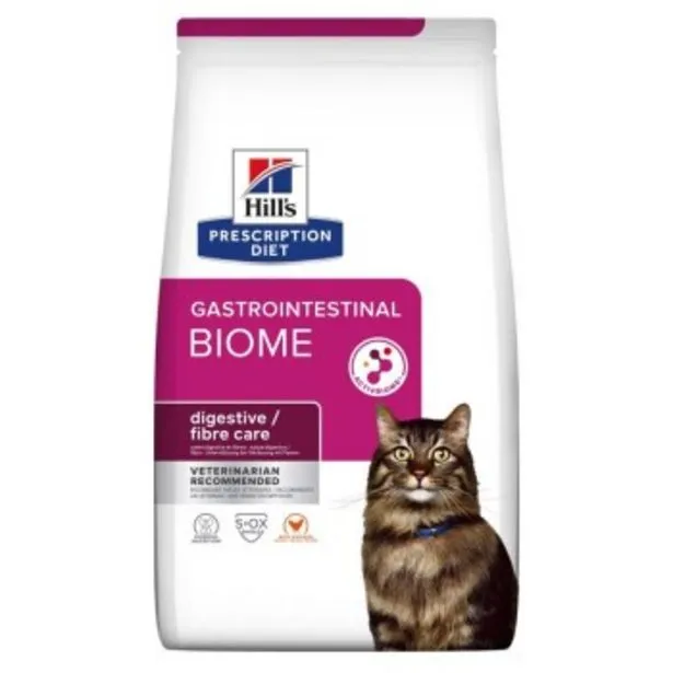 hill’s prescription diet gastrointestinal biome digestive / fibre care au poulet 1,5 kg