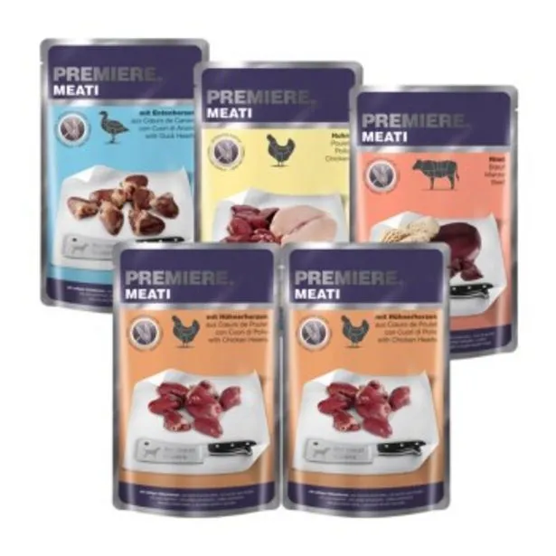 meat menu adulte pouch pack mix 5x500 g