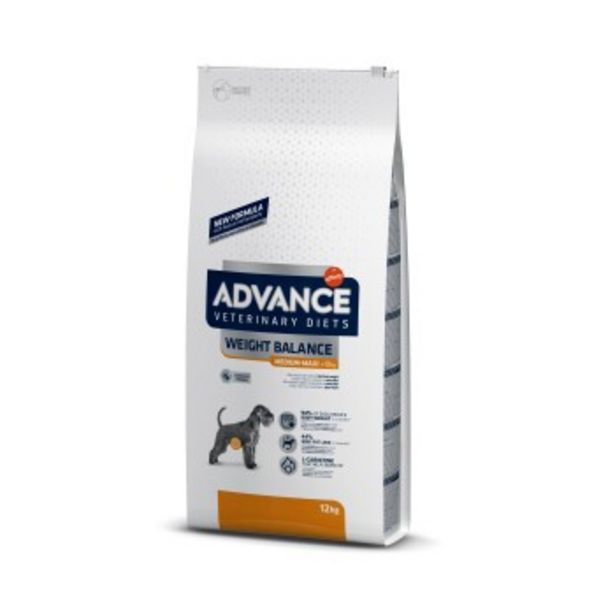 Affinity Veterinary Diets Weight Balance Medium-Maxi - Croquettes pour Chien en Surcharge Pondérale 12kg