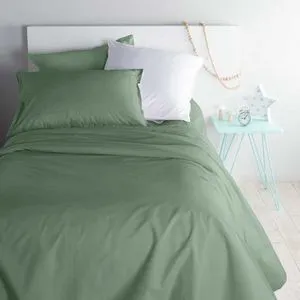 Parure de lit enfant percale de coton Neo thym offre à 92€ sur carré blanc