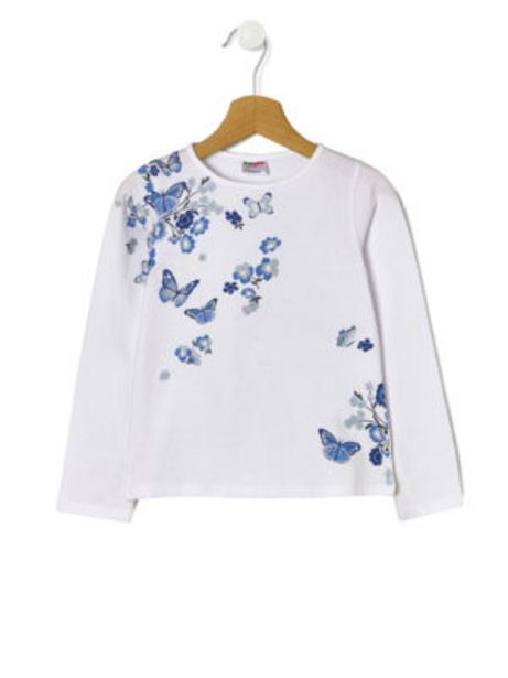 T-shirt à manches longues avec imprimé papillon - Prénatal offre à 15,99€