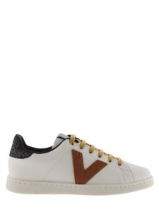 Victoria - Baskets Femme Effet Cuir Coloris Tuile offre à 34,95€ sur Seven's