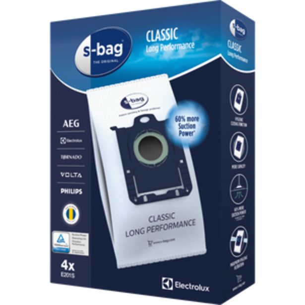 Sac s-bag ELECTROLUX classic e201s x4 offre à 9,99€