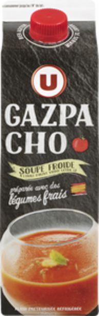 Gazpacho U, brique de 1 litre offre à 2,29€
