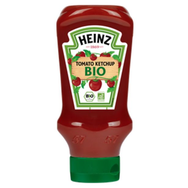 Tomato ketchup bio HEINZ, 580g offre à 1,86€