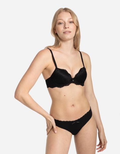 Soutien-gorge ampliforme - Passementerie en dentelle