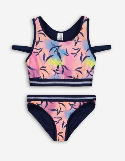 Ensemble haut de bikini et slip de bikini - Motif all-over