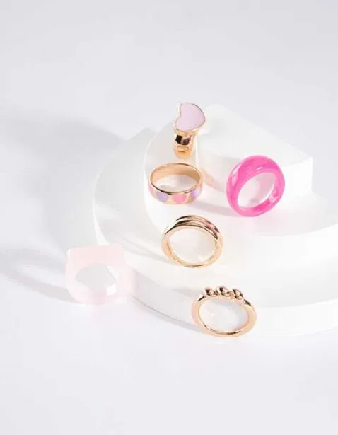 bague - lot de 6