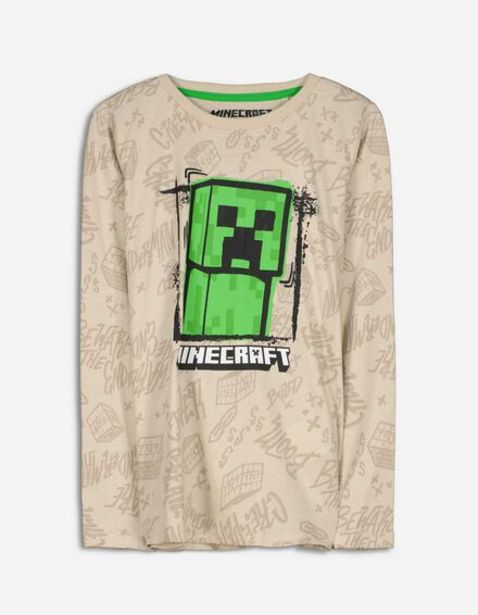 T-shirt à manches longues - Minecraft