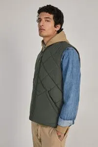 Gilet matelassé col bomber offre à 29,99€ sur Springfield