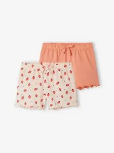 Lot de 2 shorts de pyjama fille - rose offre à 9,49€ sur Vertbaudet