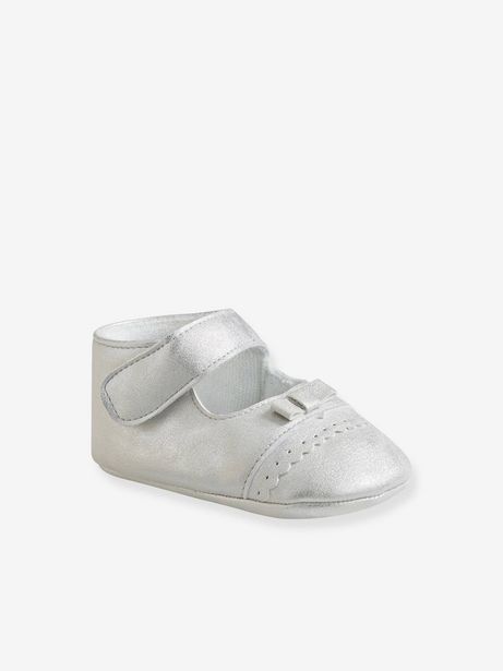 Chaussons bottons ballerines fille - silver offre à 7,49€
