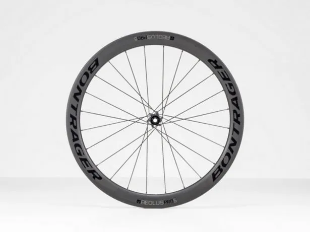 wheel front bontrager aeolus pro 5 disc tlr 12t black/grey