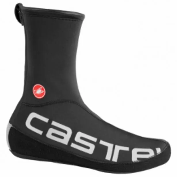 castelli couvre-chaussures diluvio ul noir/gris reflex taille  xxl