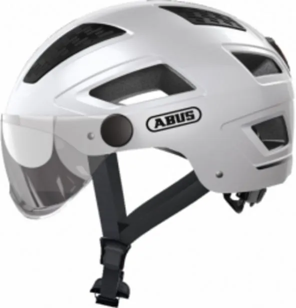 abus casque hyban 2.0 ace polar white taille  l