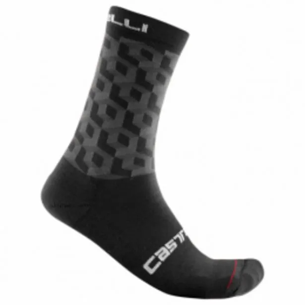 castelli chaussettes cubi 18 vert kaki taille  xxl