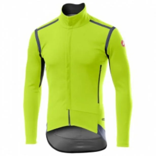 castelli perfetto ros long sleeve pro red/brilliant orange taille  l