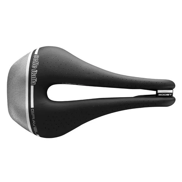 selle italia selle novus boost gravel tech superflow noir/gris - l3