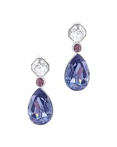 BOUCLES D'OREILLES EN ARGENT CRISTAUX SWAROVSKI offre à 27,5€ sur Venizi