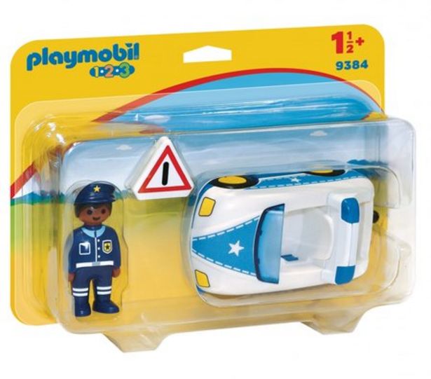 Voiture de police - Playmobil® - PLAYMOBIL 1.2.3 - 9384 offre à 10,48€ sur Cultura