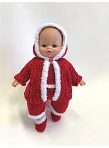 Kit tenue poupon Père Noël, à tricoter offre à 13,64€ sur Bergère de France