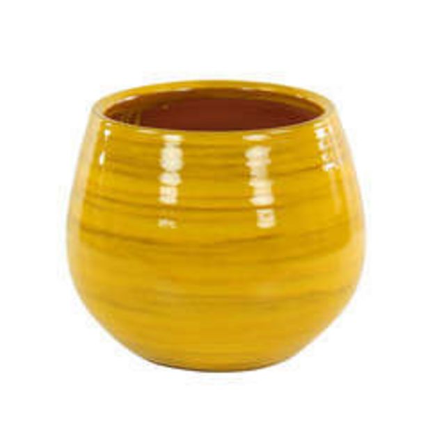 Poterie D 'Albi - Pot Cancale, coloris Ibiza Sunshine Ø 25 x H. 27 cm offre à 59,99€
