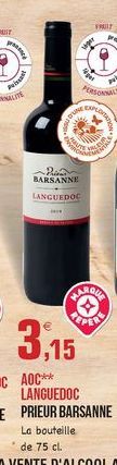 FRUIT  w  .  PERSONS  W  24 BARSANNE LANGUEDOC