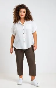 Pantalon en crépon offre à 49,95€ sur Toscane