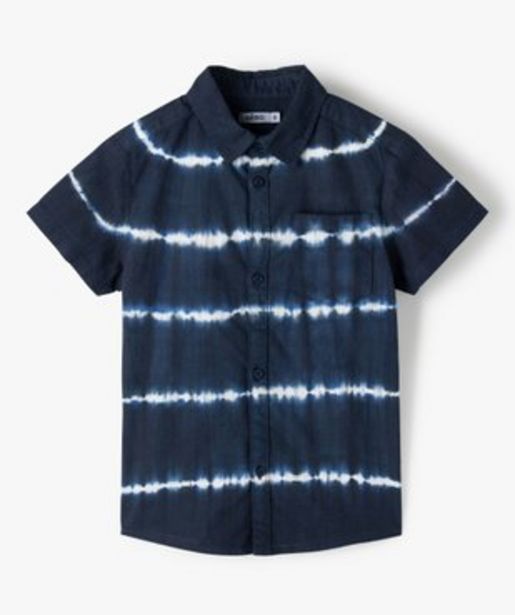Chemise garçon à manches courtes tie-and-dye vue1 - GEMO (ENFANT) - GEMO offre à 7,49€ sur Gémo
