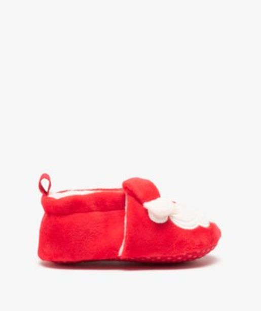 Chaussons de naissance bébé Père Noël vue1 - GEMO C4G BEBE - GEMO offre à 6,99€