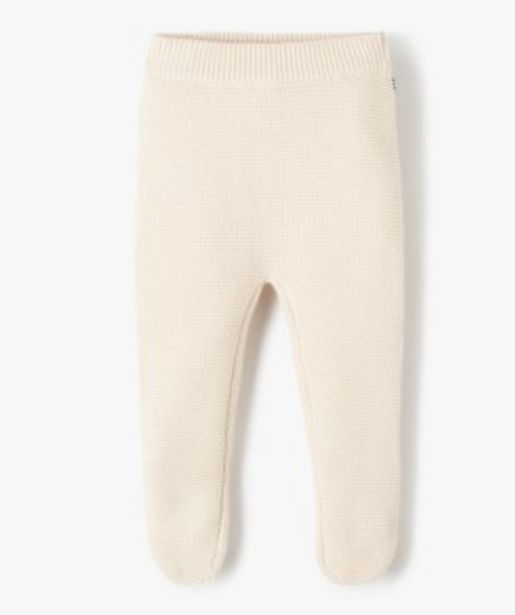 Pantalon bébé à pieds en maille tricotée - LuluCastagnette vue1 - LULUCASTAGNETTE - GEMO offre à 4,99€ sur Gémo