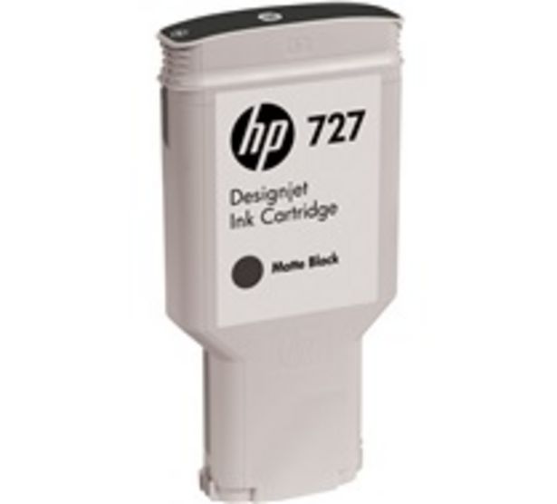 HP 727 cartouche d'encre DesignJet noire mate, 300 ml offre à 179,9€ sur HP