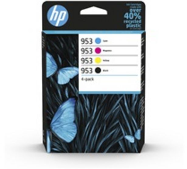 HP 953 Pack de 4 cartouches d'encre Noir/Cyan/Magenta/Jaune authentiques offre à 109,99€ sur HP