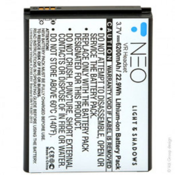 NX - Batterie téléphone portable 3.7V 6200mAh offre à 11,14€ sur 1001 piles