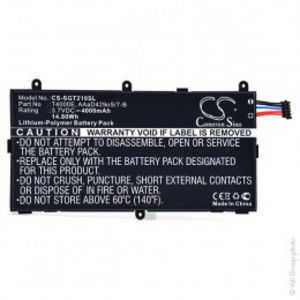 NX - Batterie tablette 3.7V 3600mAh offre à 23,9€ sur 1001 piles