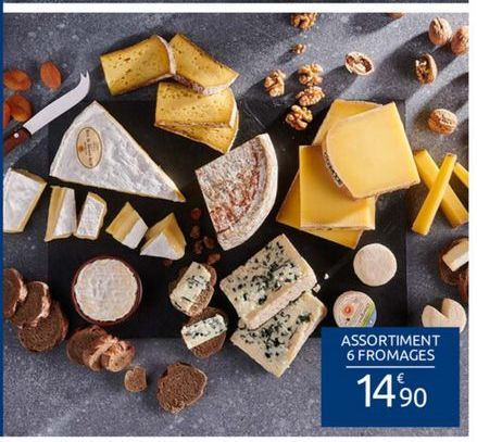 *  ERO  ASSORTIMENT 6 FROMAGES  1490