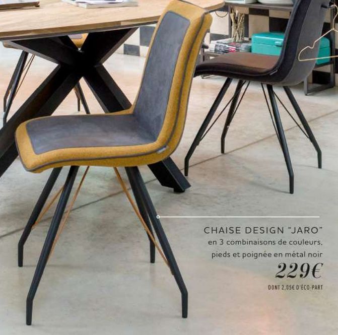 chaise design "Jaro"