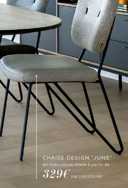 chaise design "june"