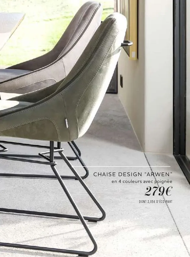 chaise design "arwen"